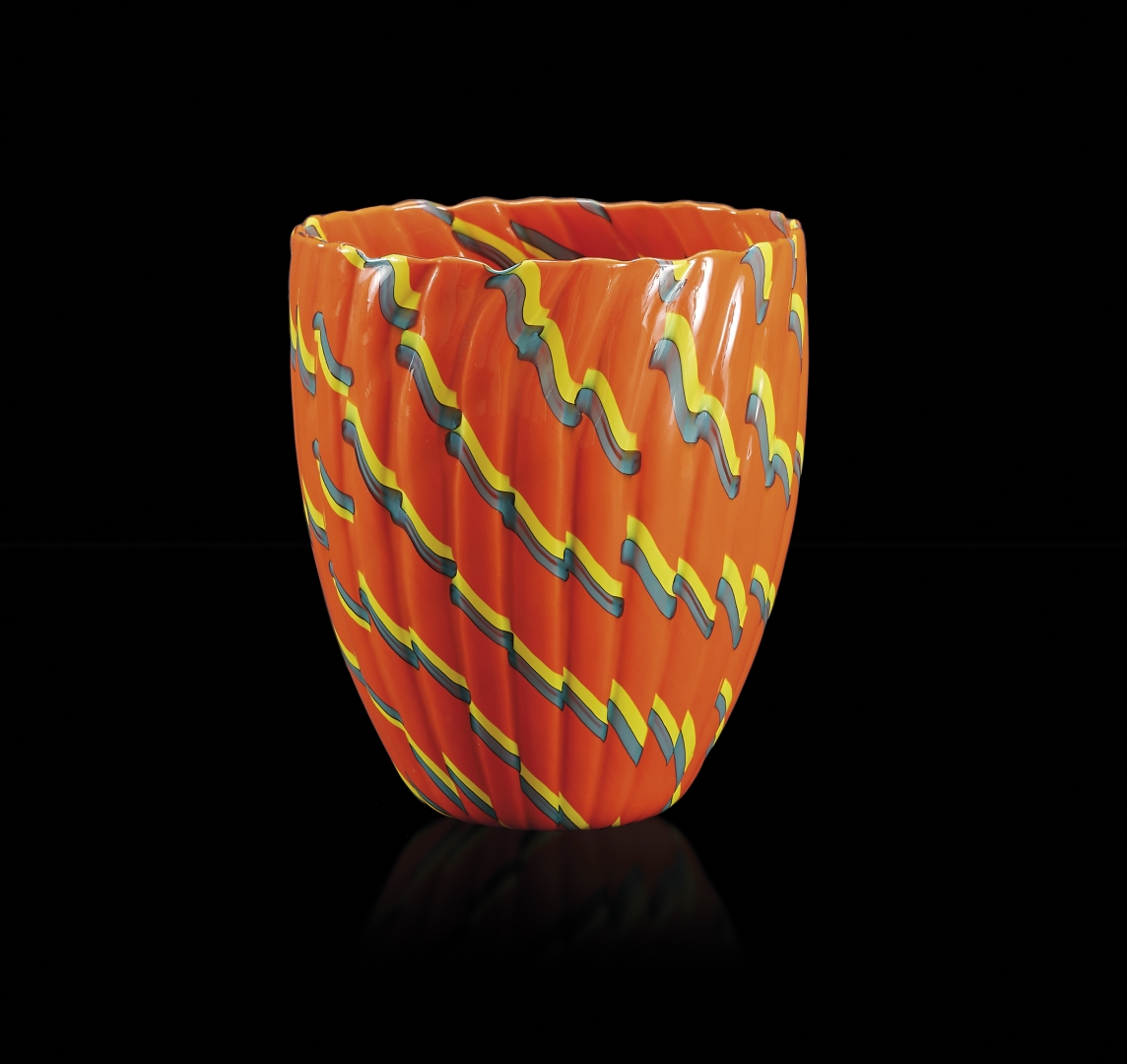 James carpenter: Vaso in vetro Design For venini calabash del XX Secolo Opera originale e disponibile - Robertaebasta® Art Gallery opere d’arte esclusive.